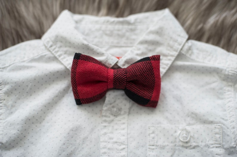 Boys Bow Tie Bowtie Pink Polka Dot Baby Infant Toddler Boy Etsy