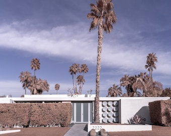 Palm Springs Mid-Century Modern Architectural Fine Art Print Various Sizes