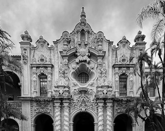 Casa Del Prado San Diego Architectural Fine Art Print Various Sizes