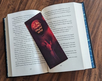 Stephen King IT Bookmark - Bookmarks | Laminated | Bookworm | Gifts | Horror | Balloon