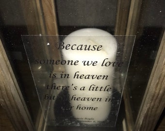 Linterna Conmemorativa Rústica