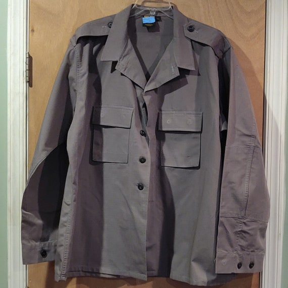 GRAY MILITARY JACKET - image 1