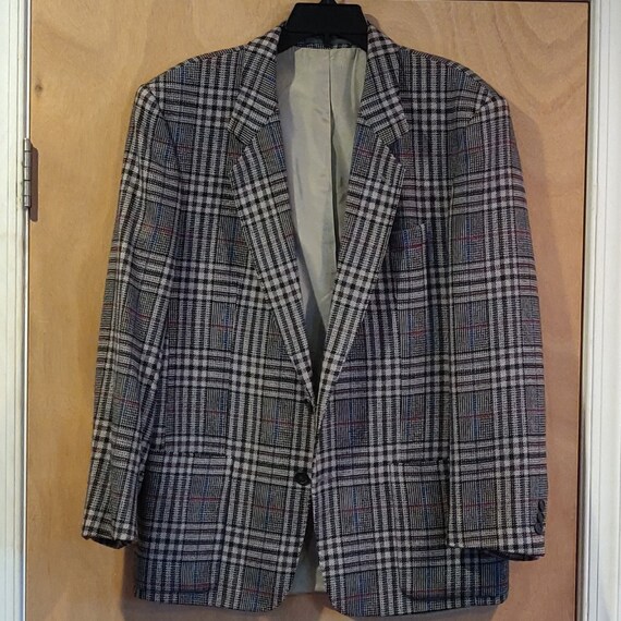 VINTAGE PLAID BLAZER - image 3