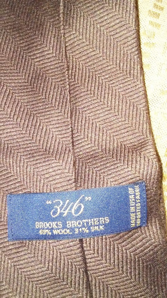 BROOKS BROTHERS HERRINGBONE tie