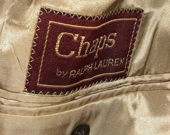 Blazer de lana virgen multicolor Vintage Chaps de Ralph Lauren