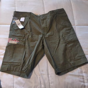 NOS Denim and Supply Green Cargo Shorts
