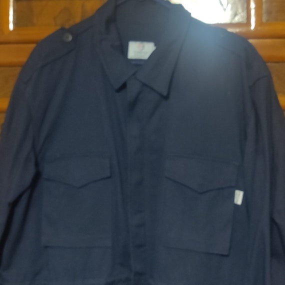 NAVY MILITARY JACKET - image 2