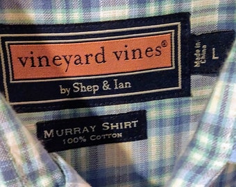 Vintage Plaid Vineyard Vines Shirt