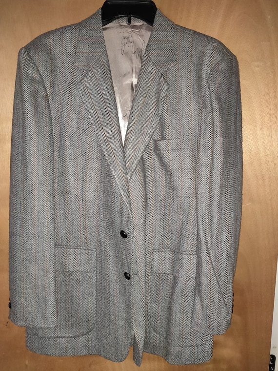 TWEED HERRINGBONE BLAZER