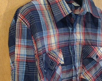 PLAID WESTERN SHIRT