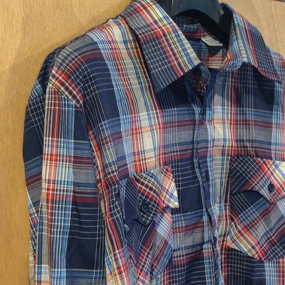 PLAID WESTERN SHIRT - image 1