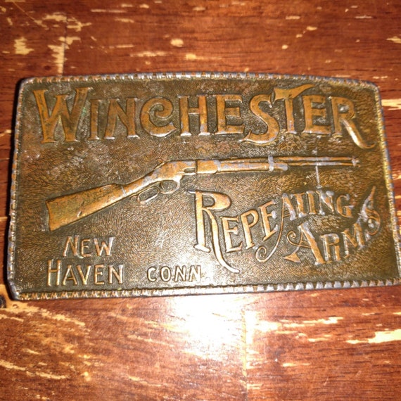 winchester belt buckle