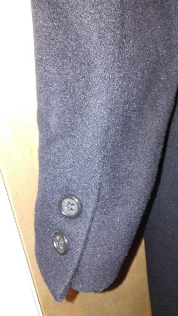 NAVY CASHMERE COAT