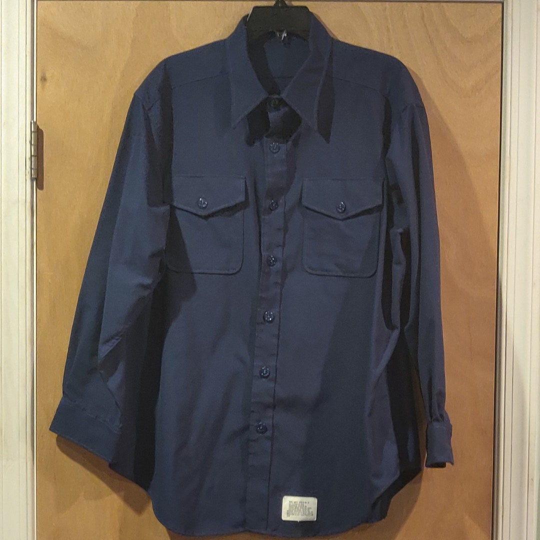 NAVY UNIFORM SHIRT Etsy