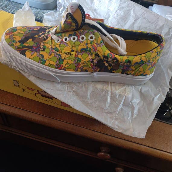 The Beatles Yellow Submarine Vans - Etsy