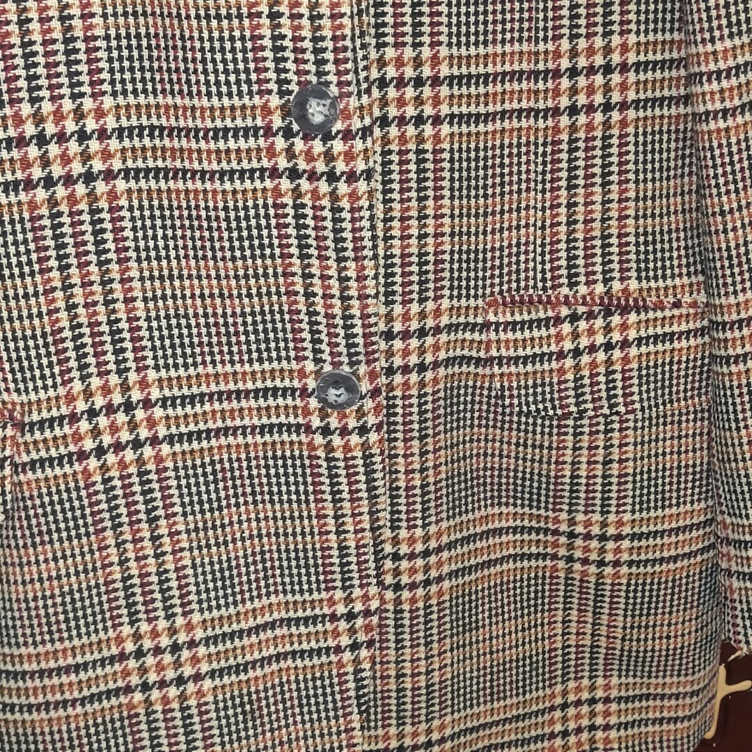 Houndstooth Belted Blazer