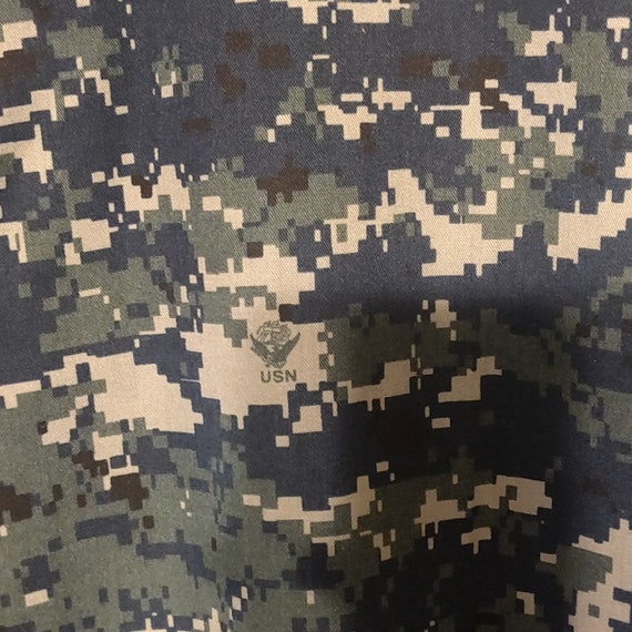 NAVY CAMOUFLAGE TOP - Etsy