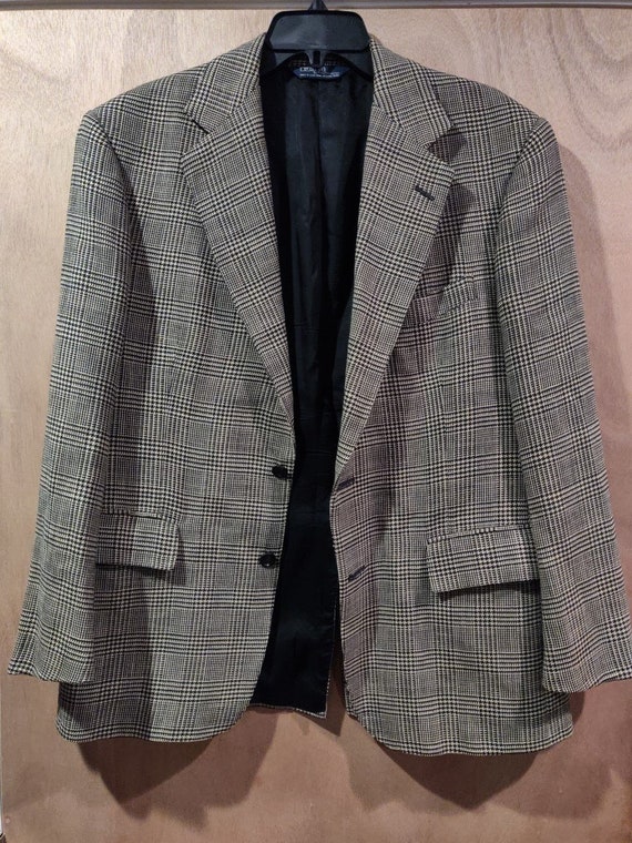 PLAID POLO BLAZER