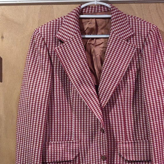 Vintage houndstooth blazer Gem