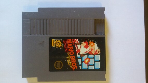 mario bros nes cartridge