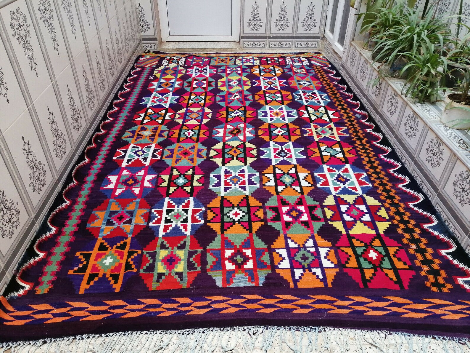 Handmade rug Algerian Rugwool rugkilim rug Berber Etsy