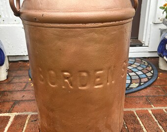 Vintage Bordens Copper Milk Container