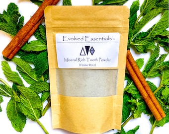 Polvo dental remineralizante BUBBLY (canela y menta)