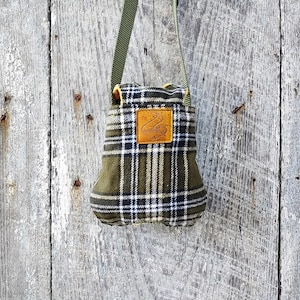 Beardie Sling- Army Plaid