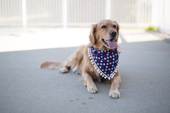4th of July dog bandana, Independence Day, 4th of July, Summer Dog Bandana