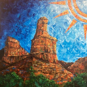 Palo Duro Lighthouse 12x12 Art Print