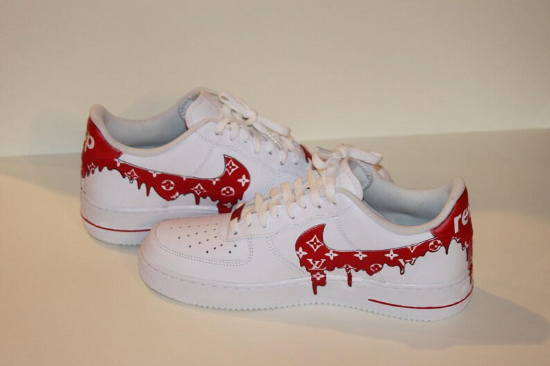 supreme drip air force 1