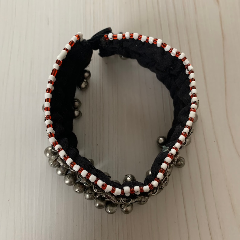 Ankle Bracelet Indian Jewelry Beautiful Anklets with Bells and Multi Coloured Glass Stones Indian Anklet Boho Anklet
