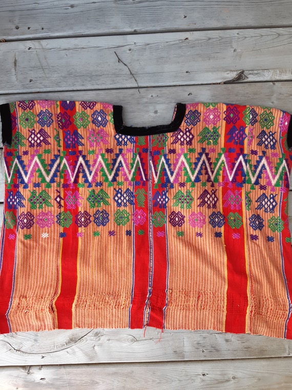 Vintage Huipil Guatemala Tecpan 1980 Traditional Mayan - Etsy Vintage Huipil Guatemala Tecpan 1980 Traditional Mayan - Etsy