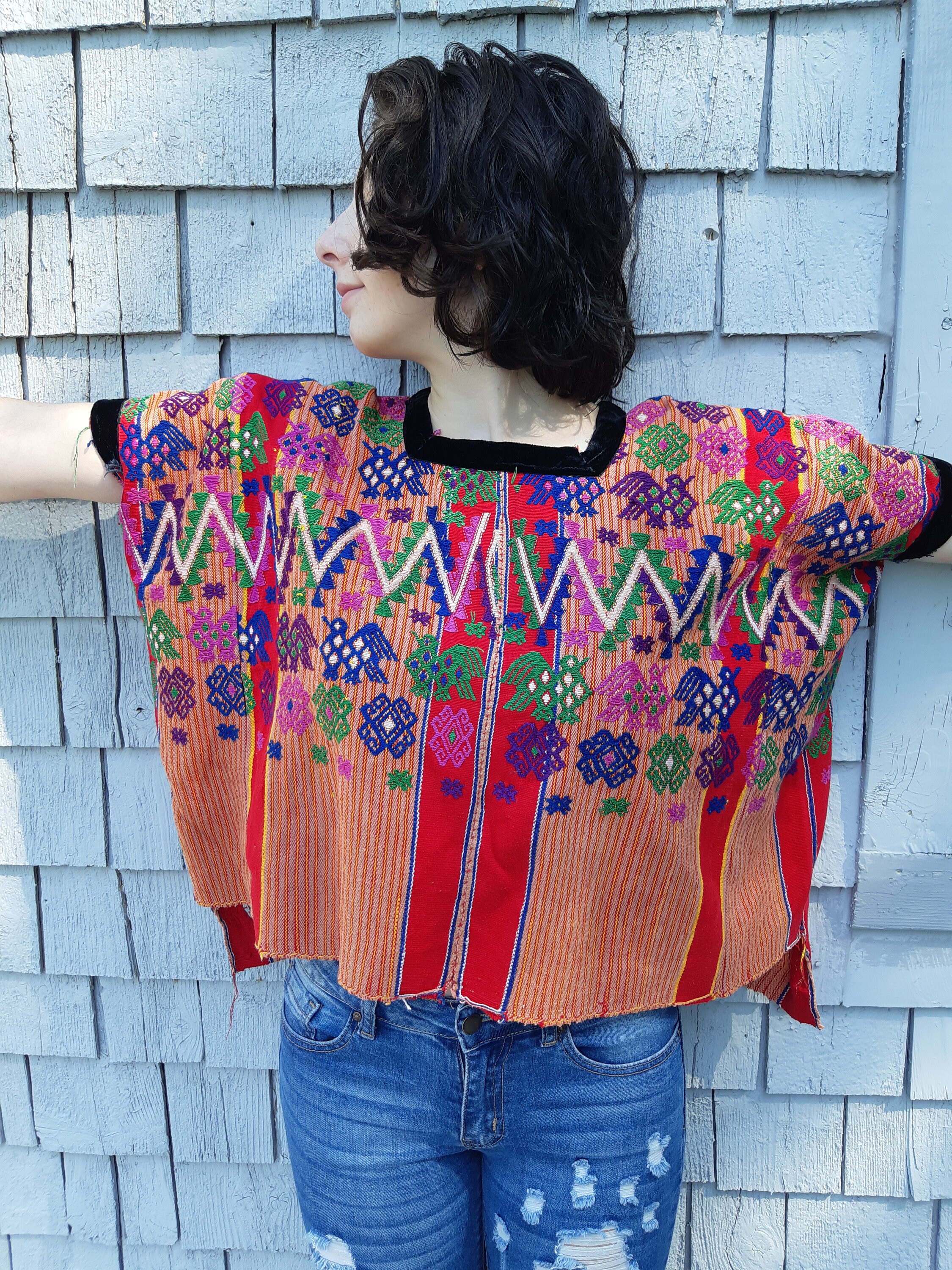 Vintage Huipil Guatemala Tecpan 1980 Traditional Mayan - Etsy