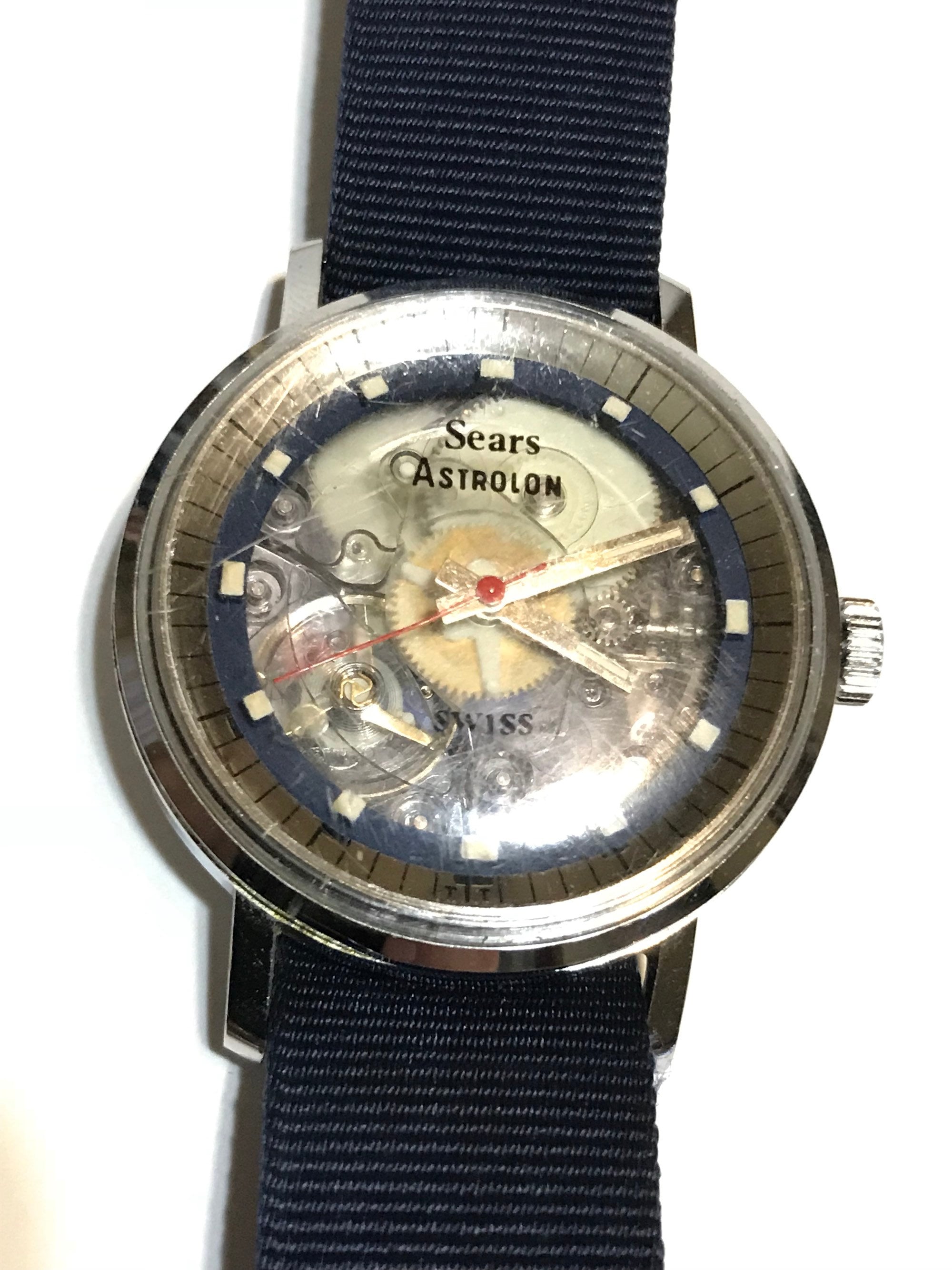 Sears Astrolon Agon Swiss Unisex Watch Vintage Etsy India