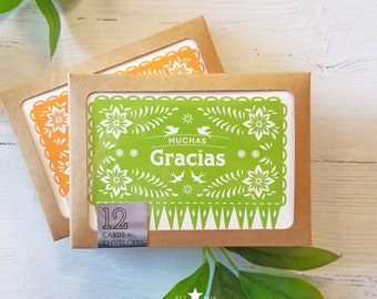 Papel Picado Gracias or Thank You cards