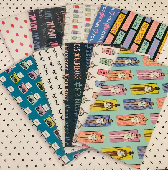 Cash Envelopes Horizontal Laminated Various Patterns Etsy
