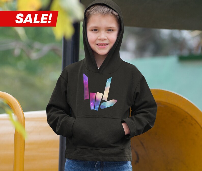 Kids Share The Love Galaxy Logo Hoodie Stephen Sharer Merch