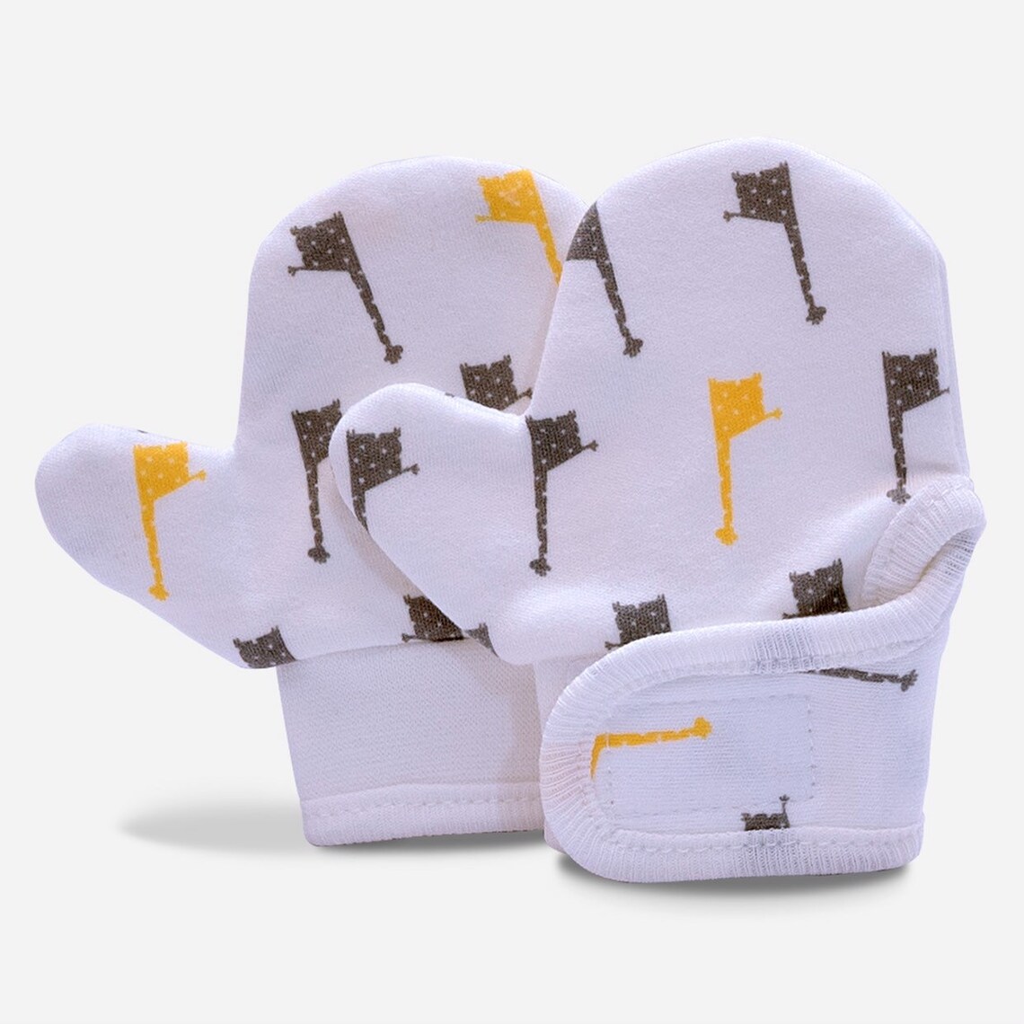 12 Pairs Baby Infant Anti-Scratch Cotton Mittens Gloves – 0-6 Month, Newborn, Multicolor