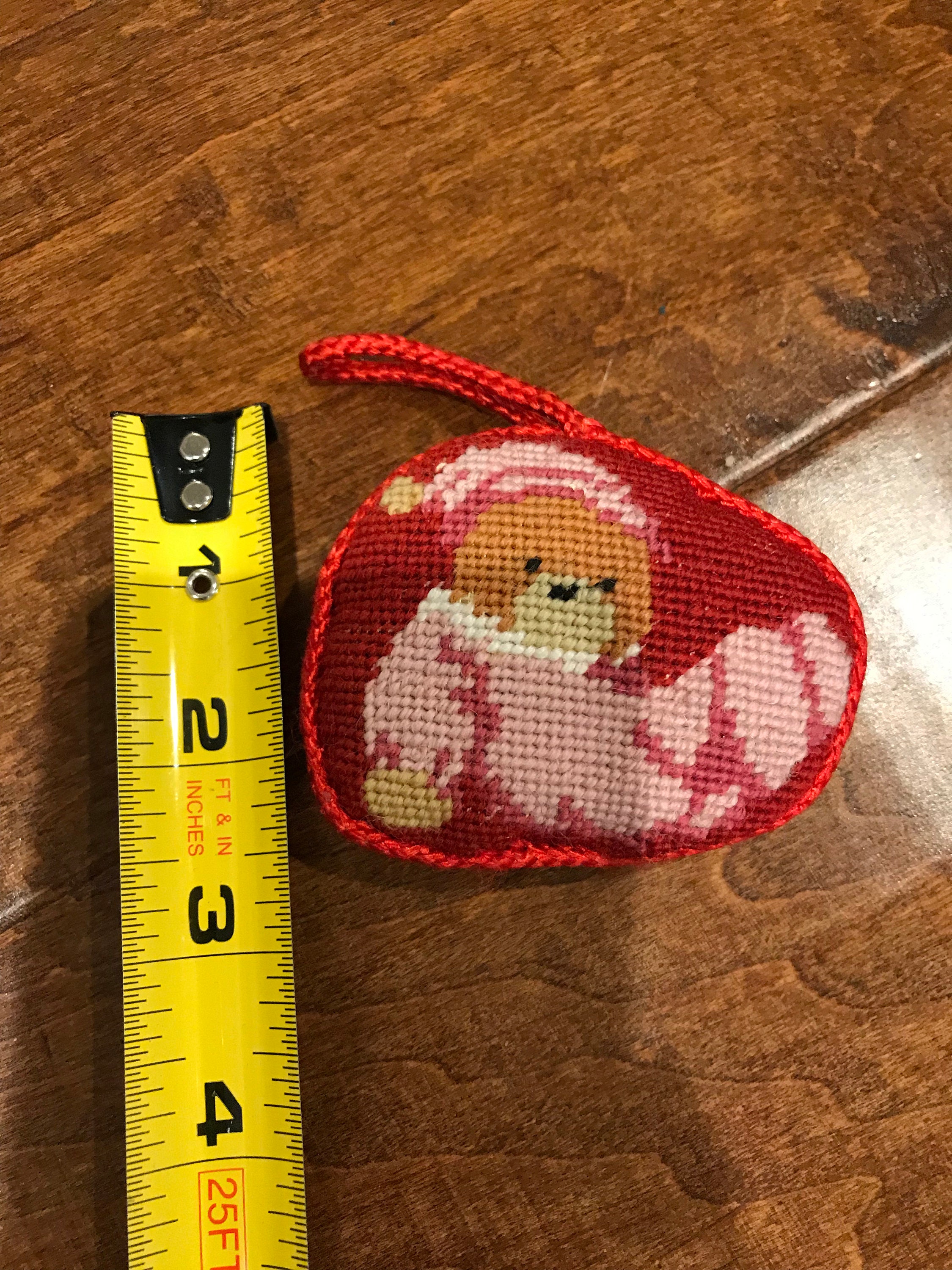 Handmade needlepoint ornament Etsy