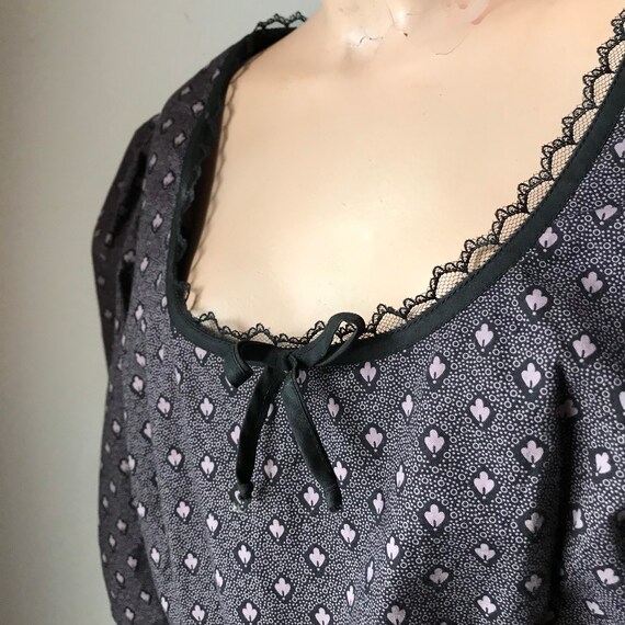 70s Vintage Prairie Maxi Dress