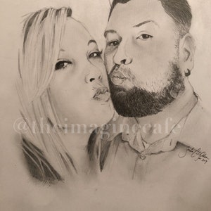 Custom pencil drawing from photo