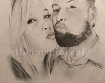 Custom pencil drawing from photo