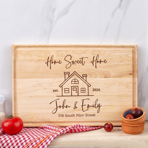 Closing Gift Cutting Board Custom Engraved Board Realtor Thank You Gifts for Realtors Client Realtor Marketing Gifts Custom Gift for Company