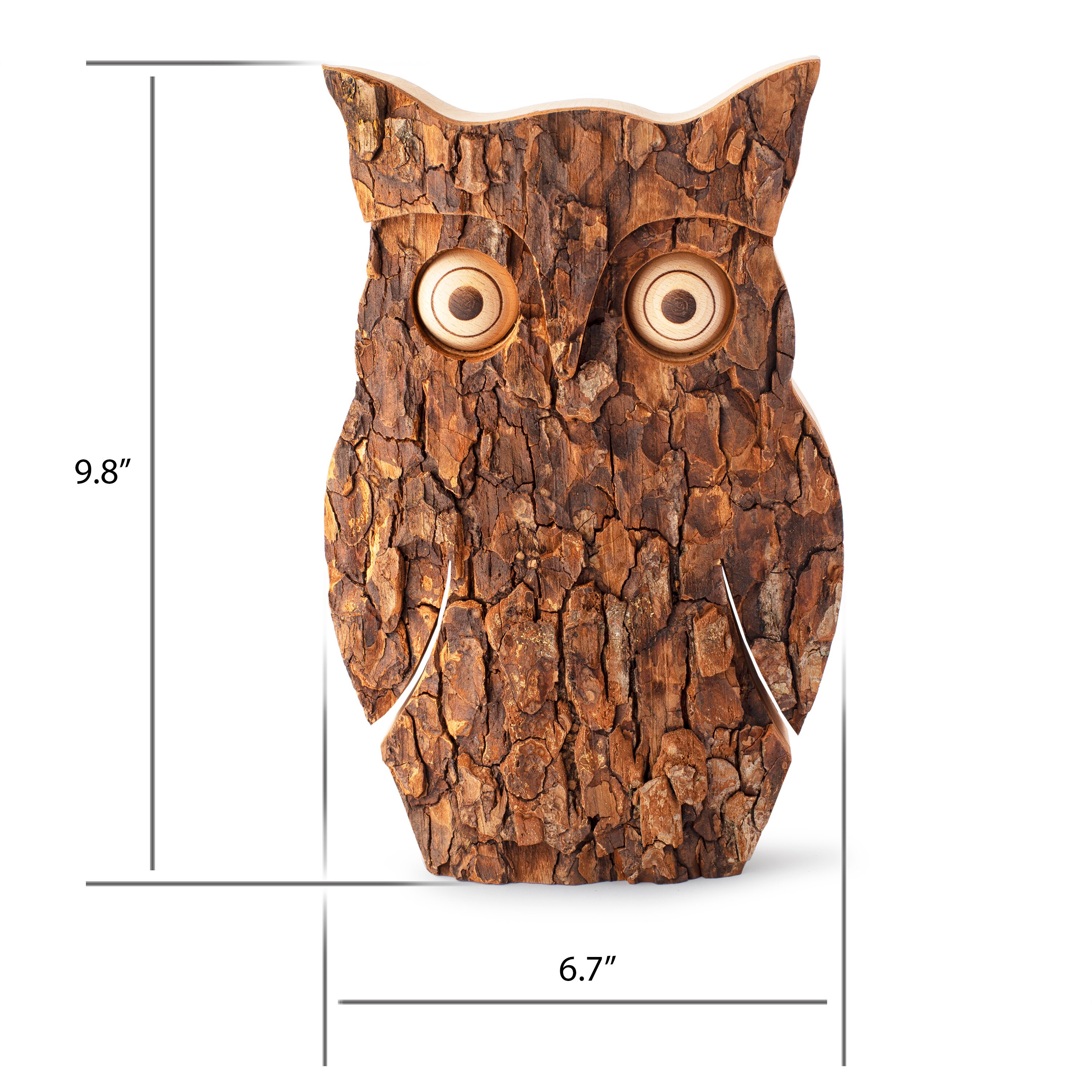 Wooden Owl Statue Owl Decor Perfect Owl Gifts Wood Owl Etsy