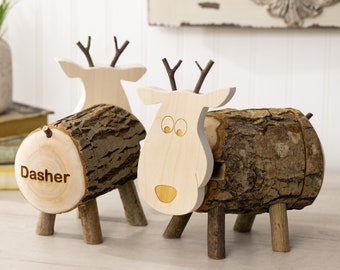 Custom Piggy Bank, Personalized Piggy Bank, Moose Reindeer Bank, Wood Gifts for Kids, Moneybank, Wooden Coin Bank, Piggy Bank for Boys