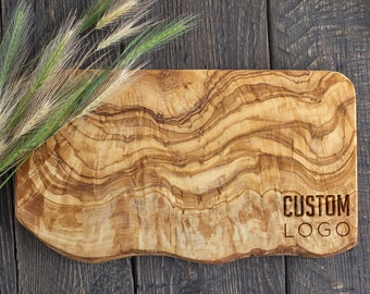 Custom Logo Cutting Board Custom Logo Custom Charcuterie Board With Logo Closing Gifts for Real Estate Agents Corporate Gifts for Employees