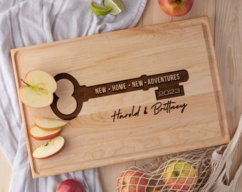 Realtor Closing Gift Cutting Board First House Gift Engraved Cutting Board Housewarming Gift New Home Gift to Client Realtor Marketing