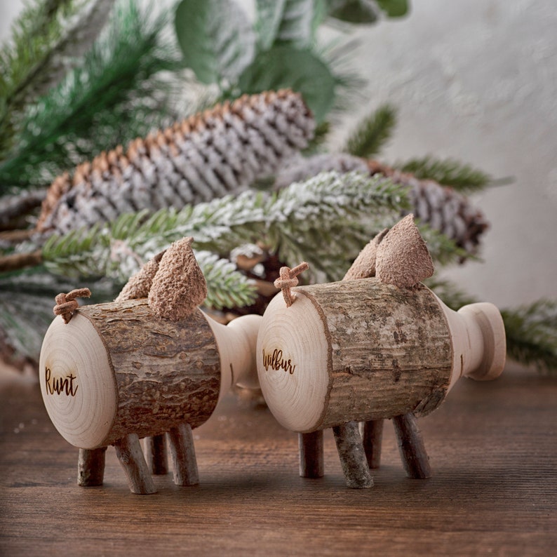 Personalized Pig Figurine Pig Gifts Cute Pig Decor Cute Pig Etsy