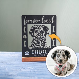 Dog Memorial Sign, Loss of Pet, Dog Memorial Gift, Per Bereavement Gift, Dog Loss Sympathy Gift, Dog Memorial Plaque, Loss of Cat or Dog